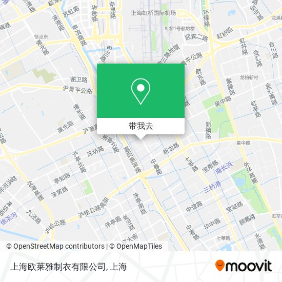 上海欧莱雅制衣有限公司地图