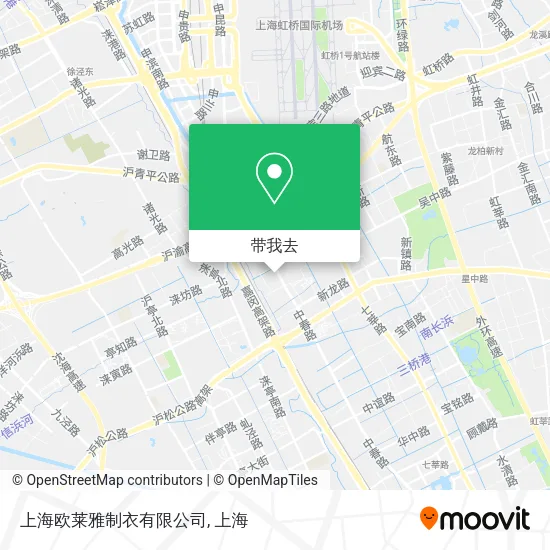 上海欧莱雅制衣有限公司地图