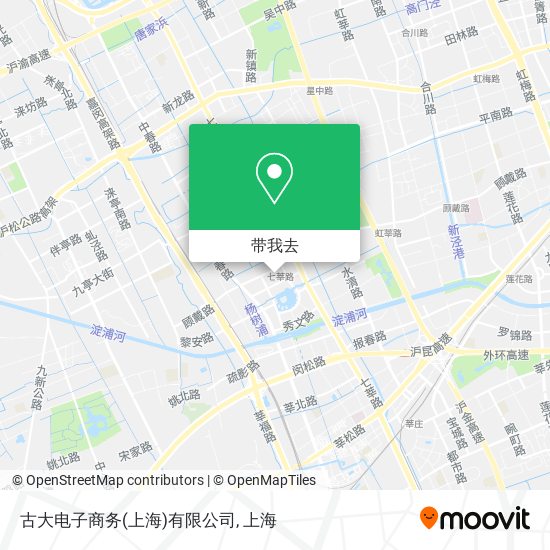 古大电子商务(上海)有限公司地图