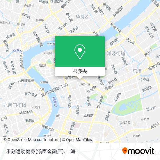 乐刻运动健身(汤臣金融店)地图