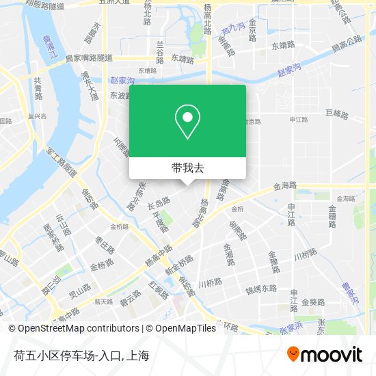 荷五小区停车场-入口地图