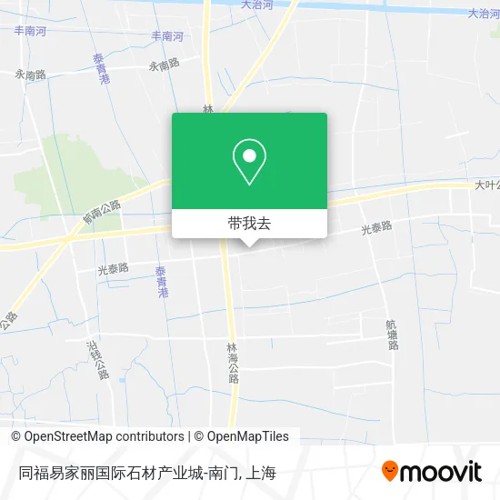 同福易家丽国际石材产业城-南门地图