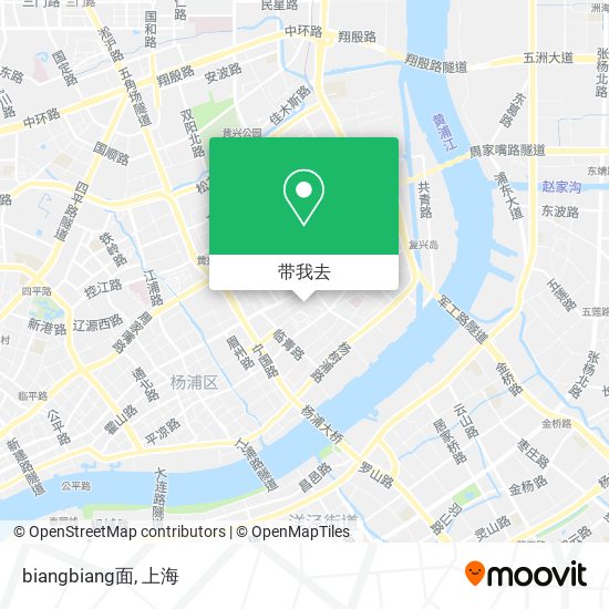 biangbiang面地图