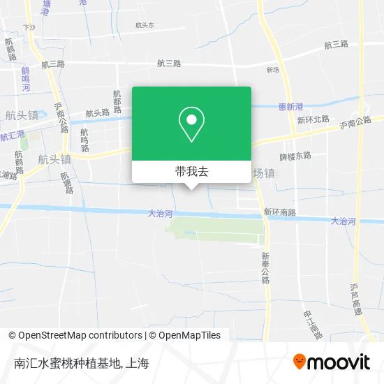 南汇水蜜桃种植基地地图