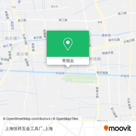 上海恒祥五金工具厂地图