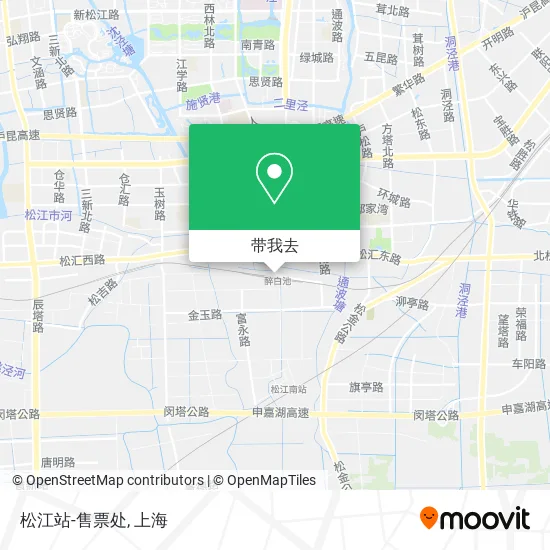 松江站-售票处地图