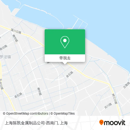 上海陈凯金属制品公司-西南门地图