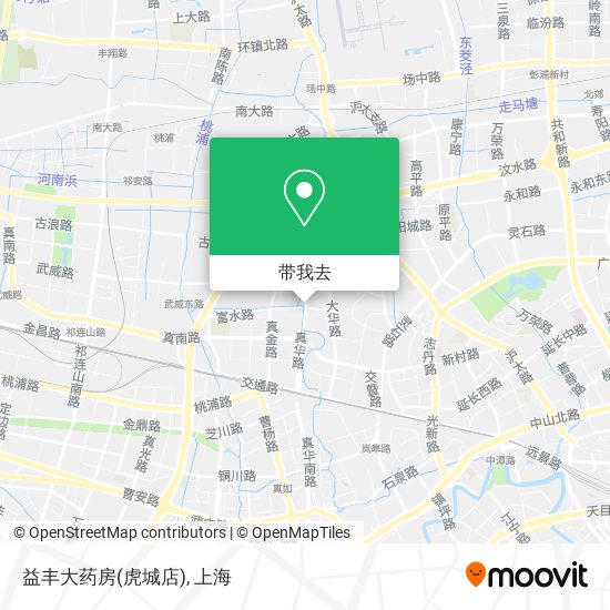 益丰大药房(虎城店)地图