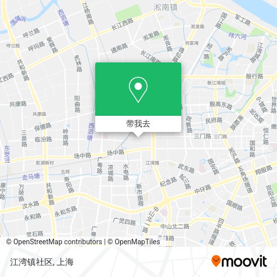 江湾镇社区地图