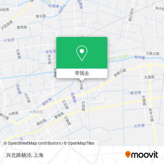 兴北路杨泾地图