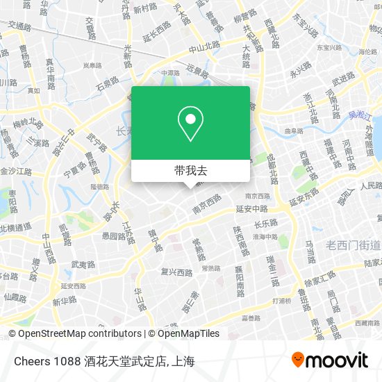 Cheers 1088 酒花天堂武定店地图