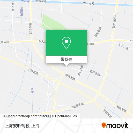上海安昕驾校地图