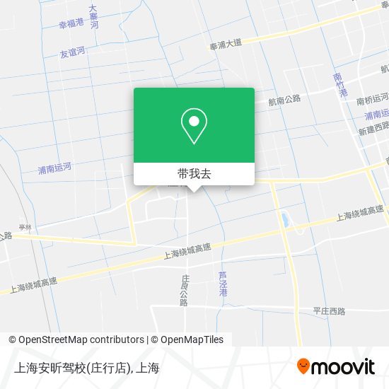 上海安昕驾校(庄行店)地图