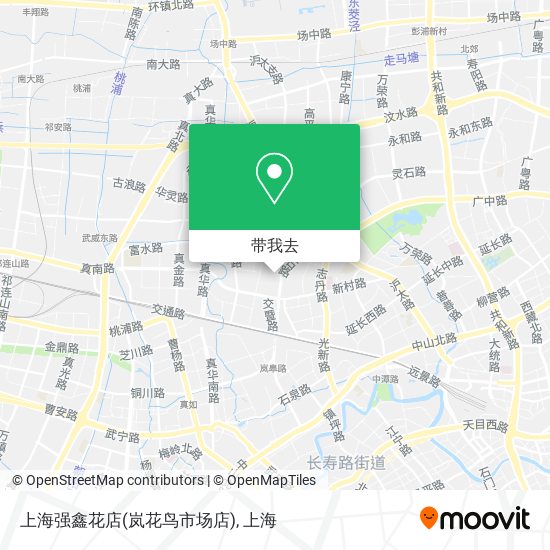 上海强鑫花店(岚花鸟市场店)地图