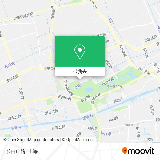 长白山路地图