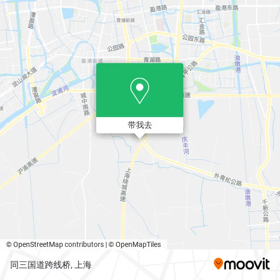 同三国道跨线桥地图