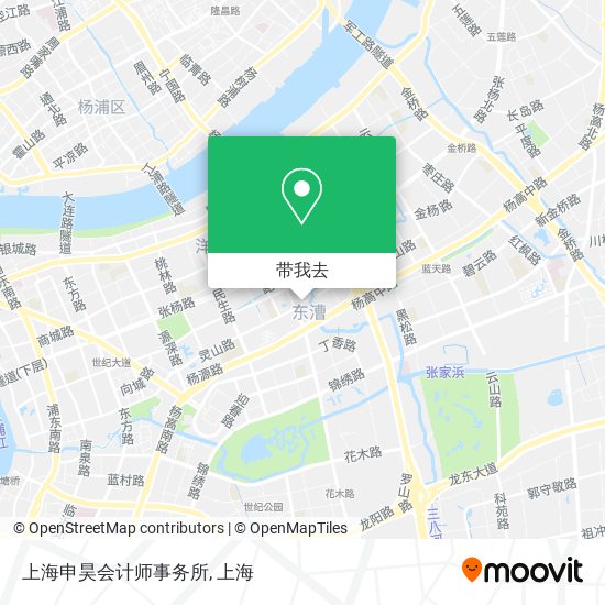 上海申昊会计师事务所地图