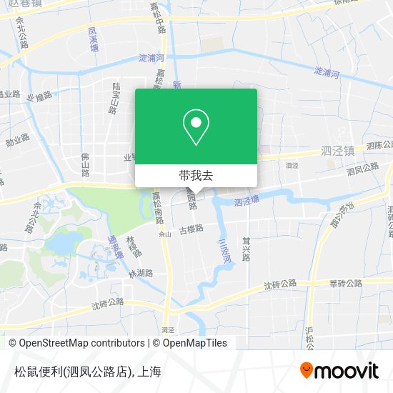 松鼠便利(泗凤公路店)地图