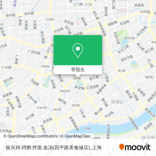 振兴鸡·鸡粥·拌面·血汤(四平路美食城店)地图
