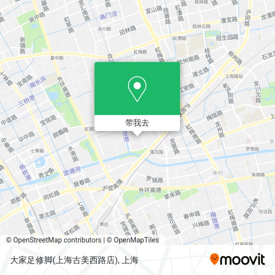 大家足修脚(上海古美西路店)地图