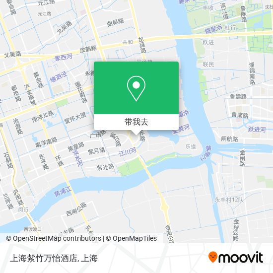 上海紫竹万怡酒店地图