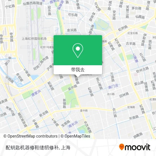 配钥匙机器修鞋缝纫修补地图