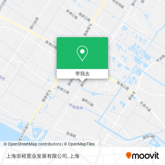 上海崇裕置业发展有限公司地图
