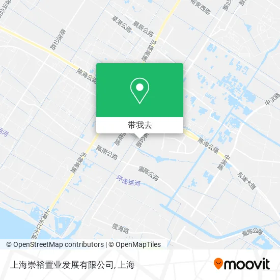 上海崇裕置业发展有限公司地图