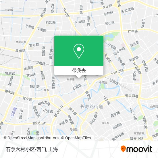 石泉六村小区-西门地图