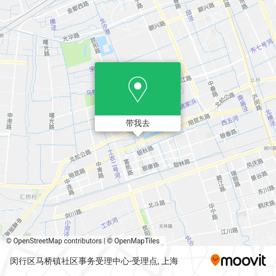 闵行区马桥镇社区事务受理中心-受理点地图