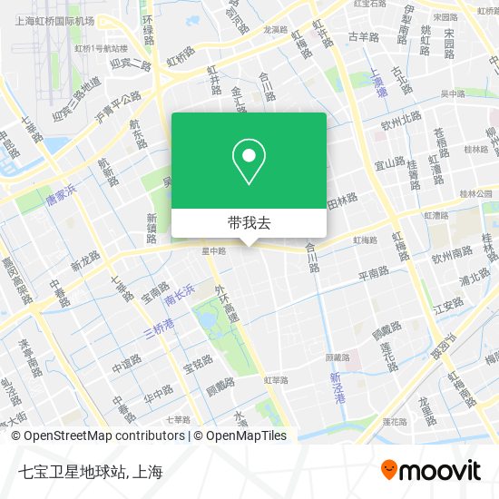 七宝卫星地球站地图