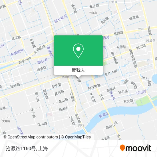 沧源路1160号地图