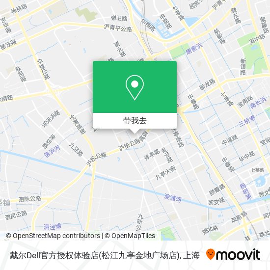戴尔Dell官方授权体验店(松江九亭金地广场店)地图