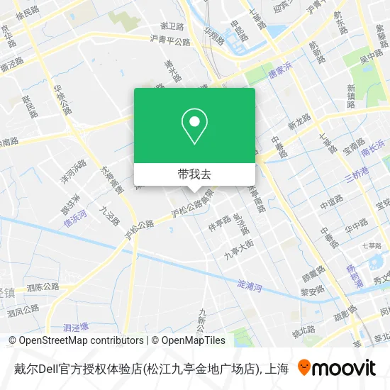 戴尔Dell官方授权体验店(松江九亭金地广场店)地图