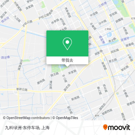 九科绿洲-东停车场地图