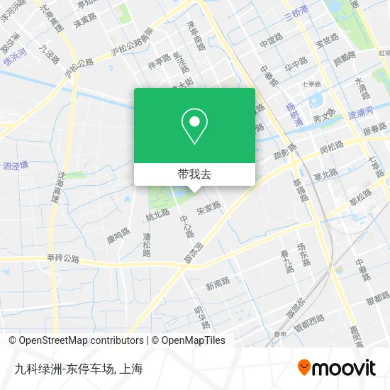 九科绿洲-东停车场地图