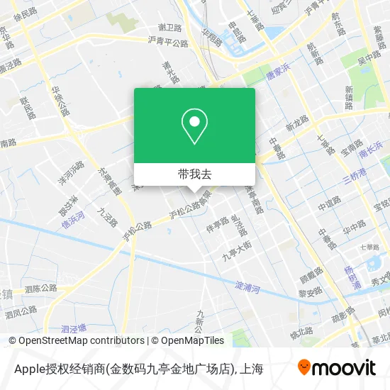 Apple授权经销商(金数码九亭金地广场店)地图