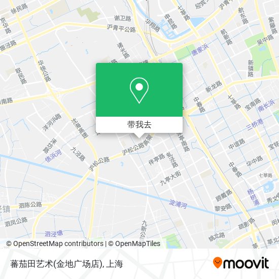 蕃茄田艺术(金地广场店)地图