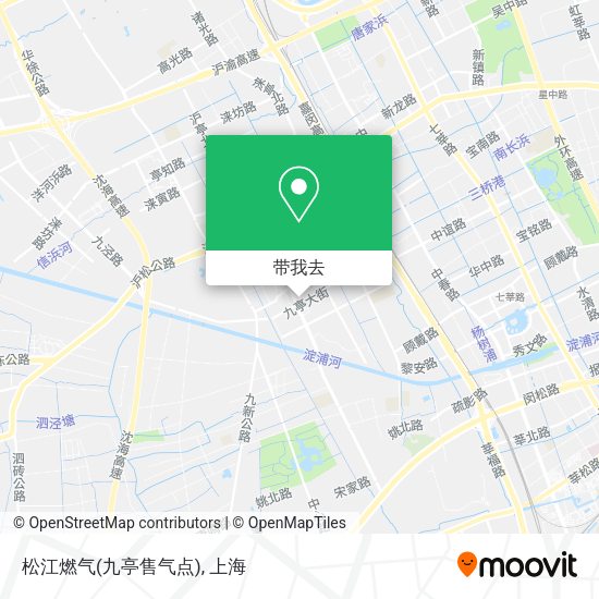 松江燃气(九亭售气点)地图