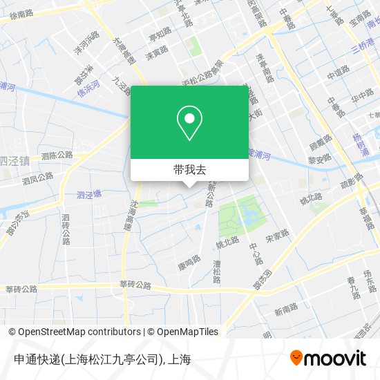 申通快递(上海松江九亭公司)地图