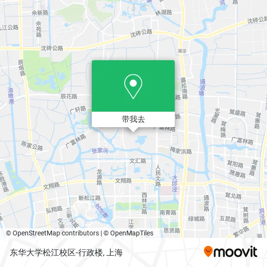 东华大学松江校区-行政楼地图