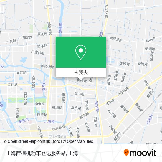 上海茜楠机动车登记服务站地图