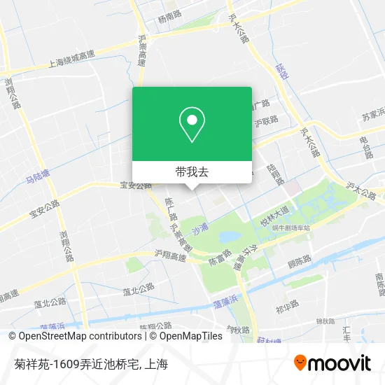 菊祥苑-1609弄近池桥宅地图