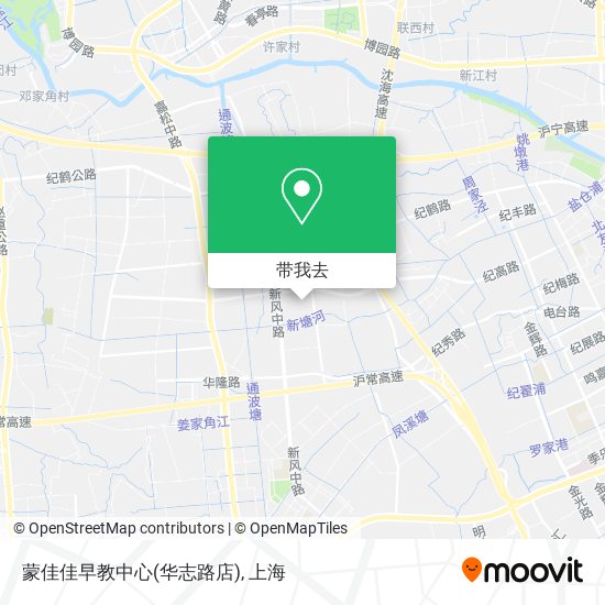 蒙佳佳早教中心(华志路店)地图