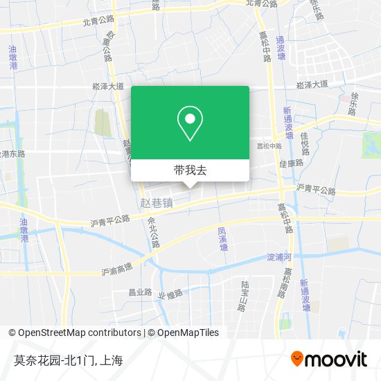 莫奈花园-北1门地图
