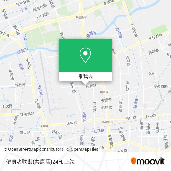 健身者联盟(共康店)24H地图