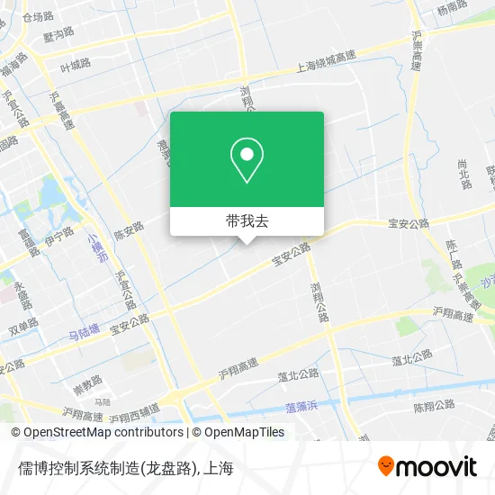 儒博控制系统制造(龙盘路)地图