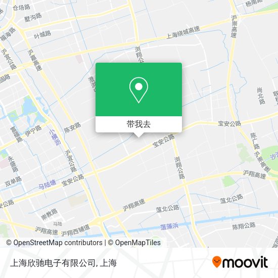 上海欣驰电子有限公司地图