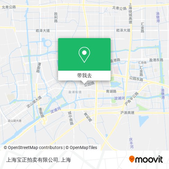 上海宝正拍卖有限公司地图