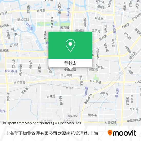 上海宝正物业管理有限公司龙潭南苑管理处地图